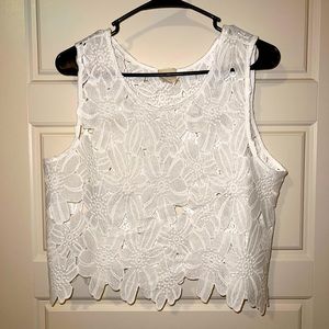 White Floral Handmade Shirt